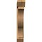 Ekena Millwork Funston Slat Rough Sawn Bracket w/ Offset Brace, Western Red Cedar, 8"W x 46"D x 46"H BKT0806X46X46FST06RWR - alternate 3